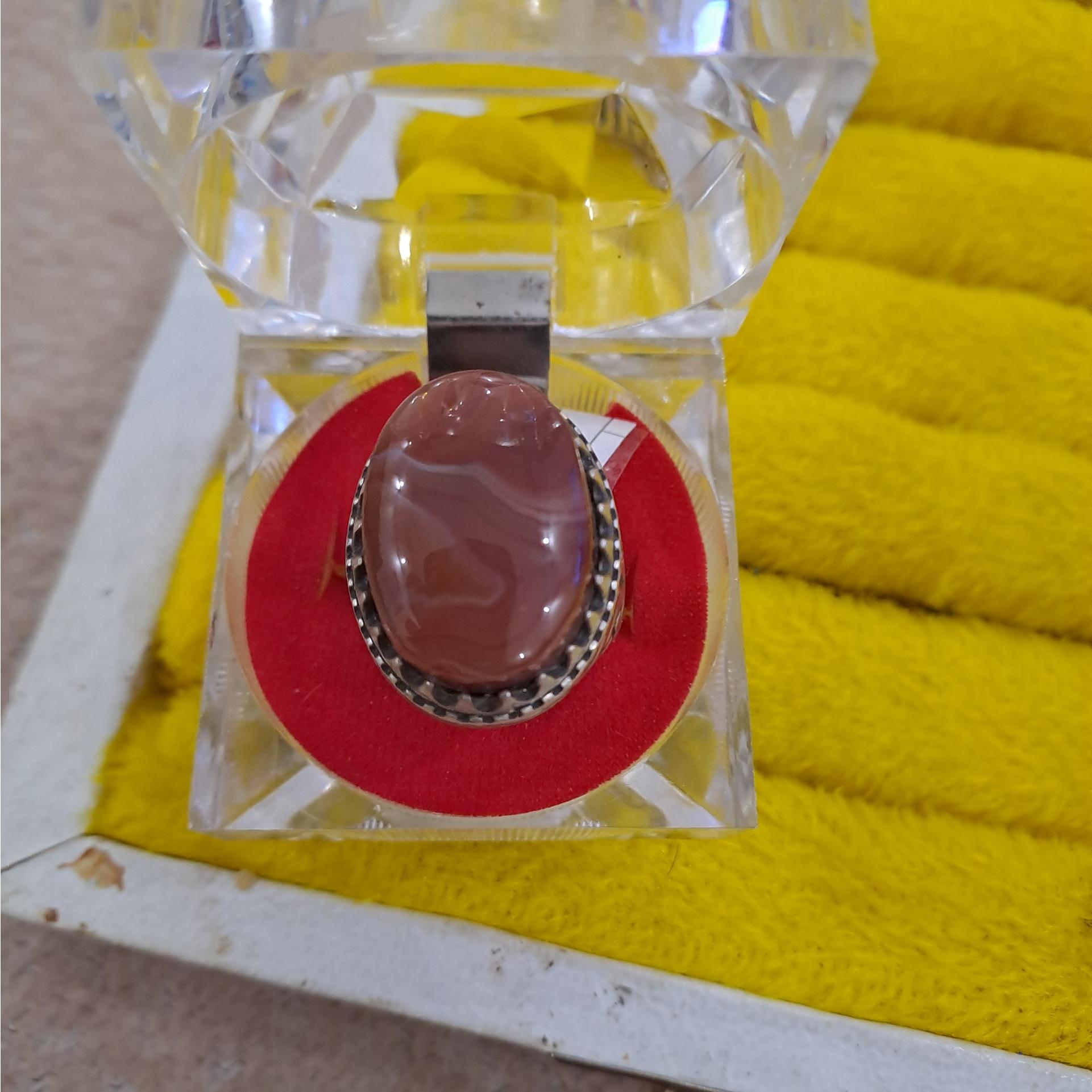 انگشتر عقیق سلیمانی