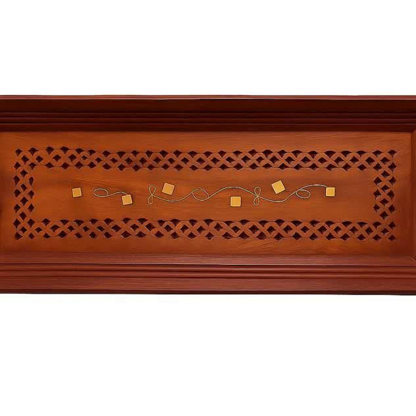 سینی رولت خوری چوبی مدل هندی کد3815