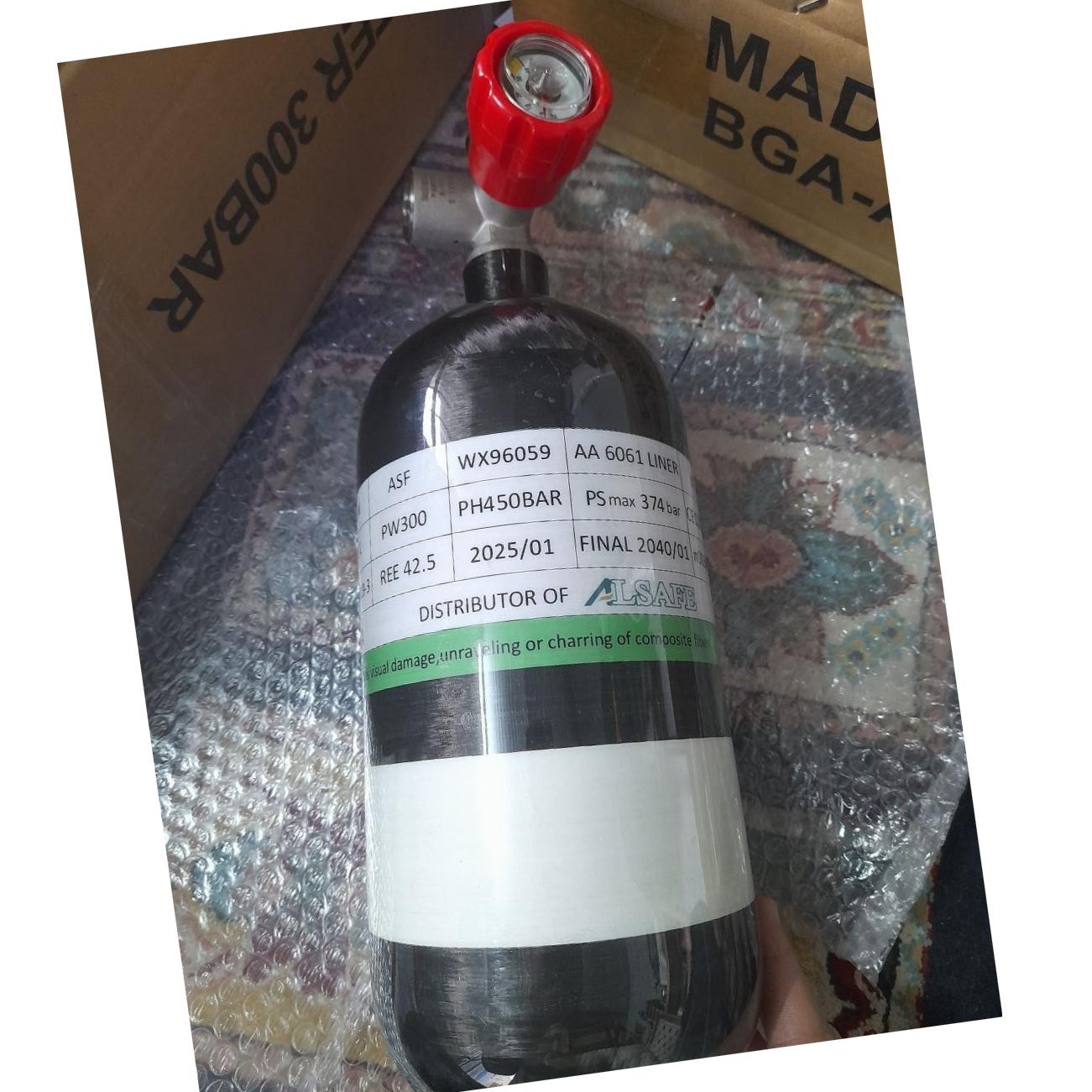 کپسول کامپوزیت 2.5 لیتری