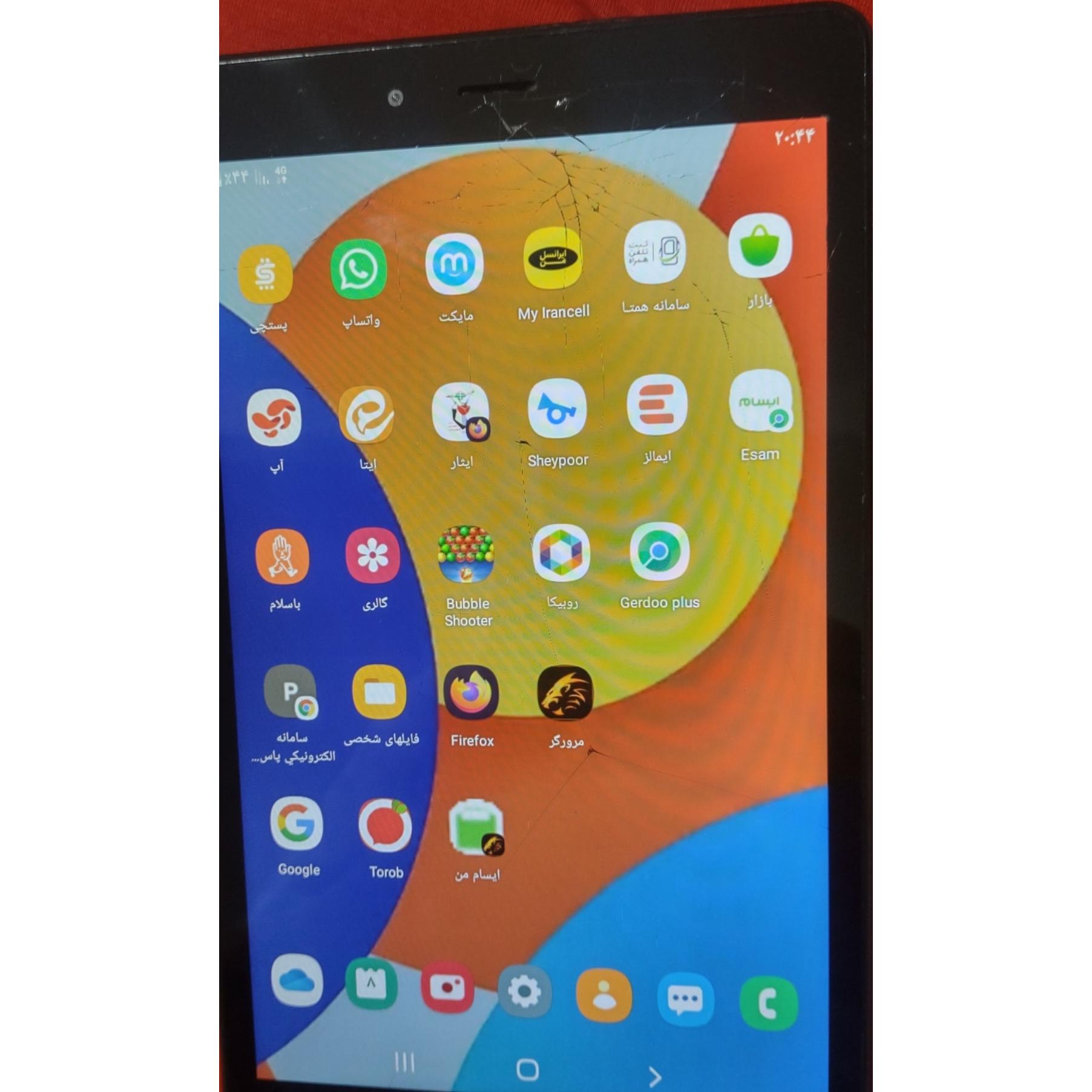 سامسونگ گلکسی،(TABA82019)SMT295)تمیزدرحال کار