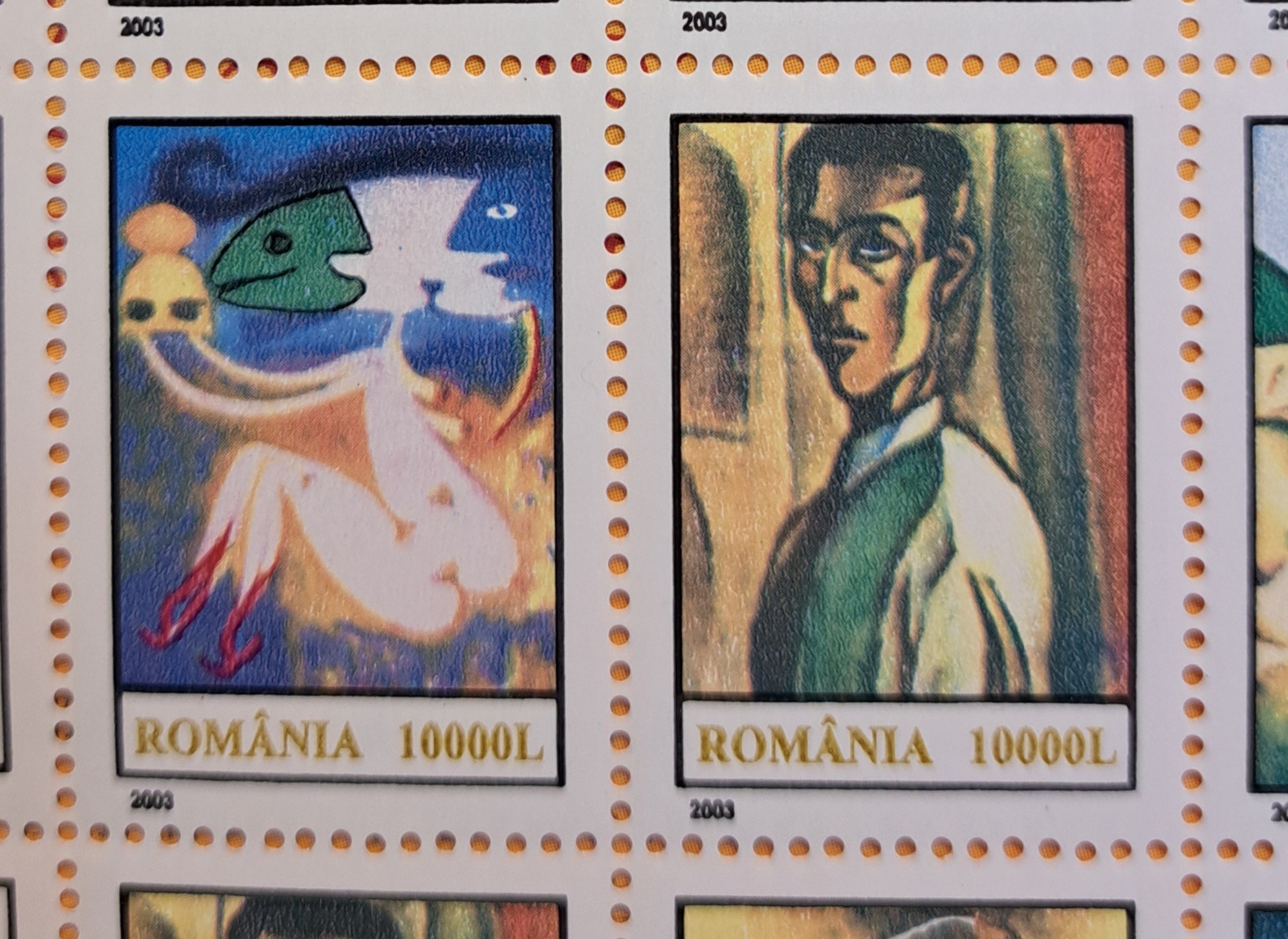 2003 رومانی شیت نقاشی