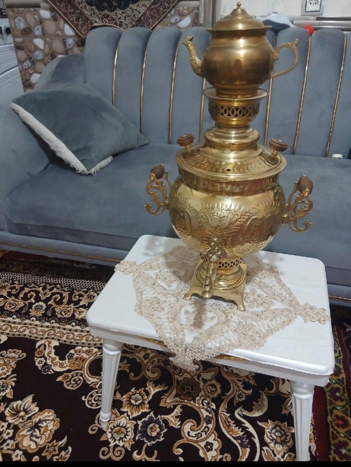 سماور قدیمی  اصلا استفاده نشده   زغالی
