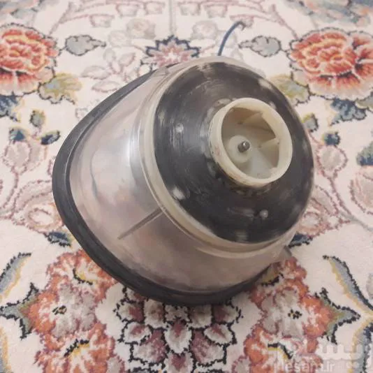 موتور جاروشارژی به همراه قاب موتور و پروانه