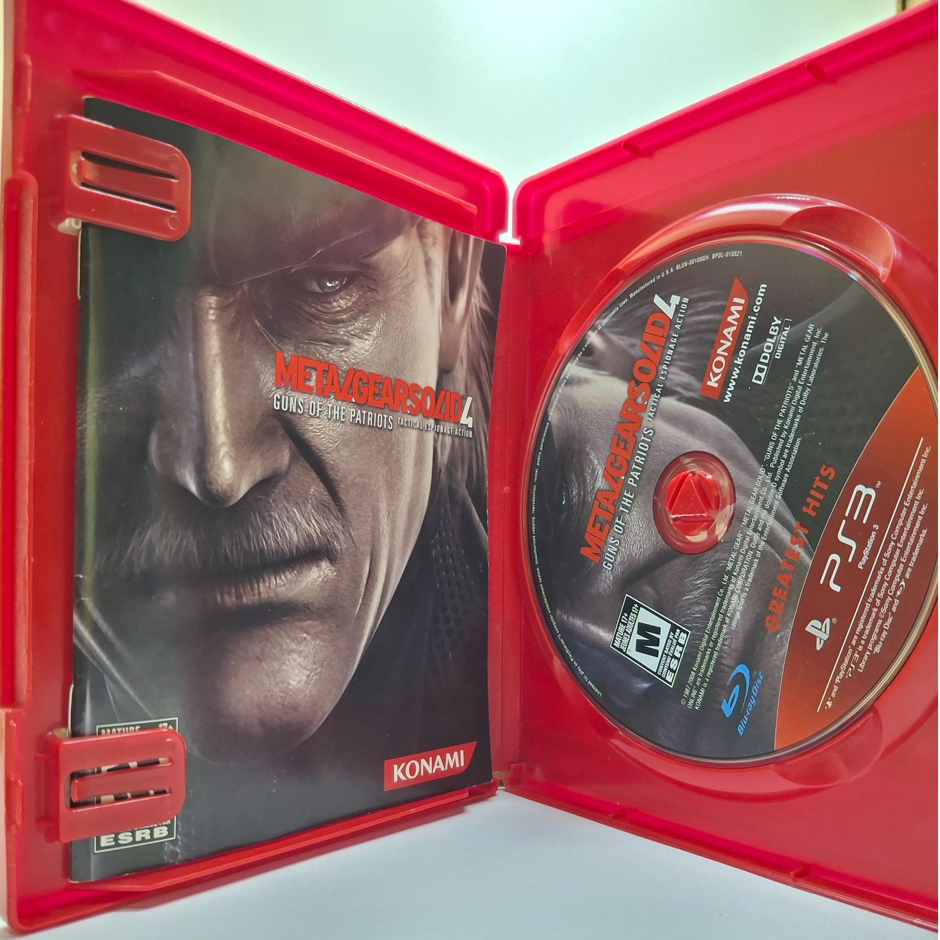 بازی متال گیر ساید Metal Gear Solid 4 اورجینال