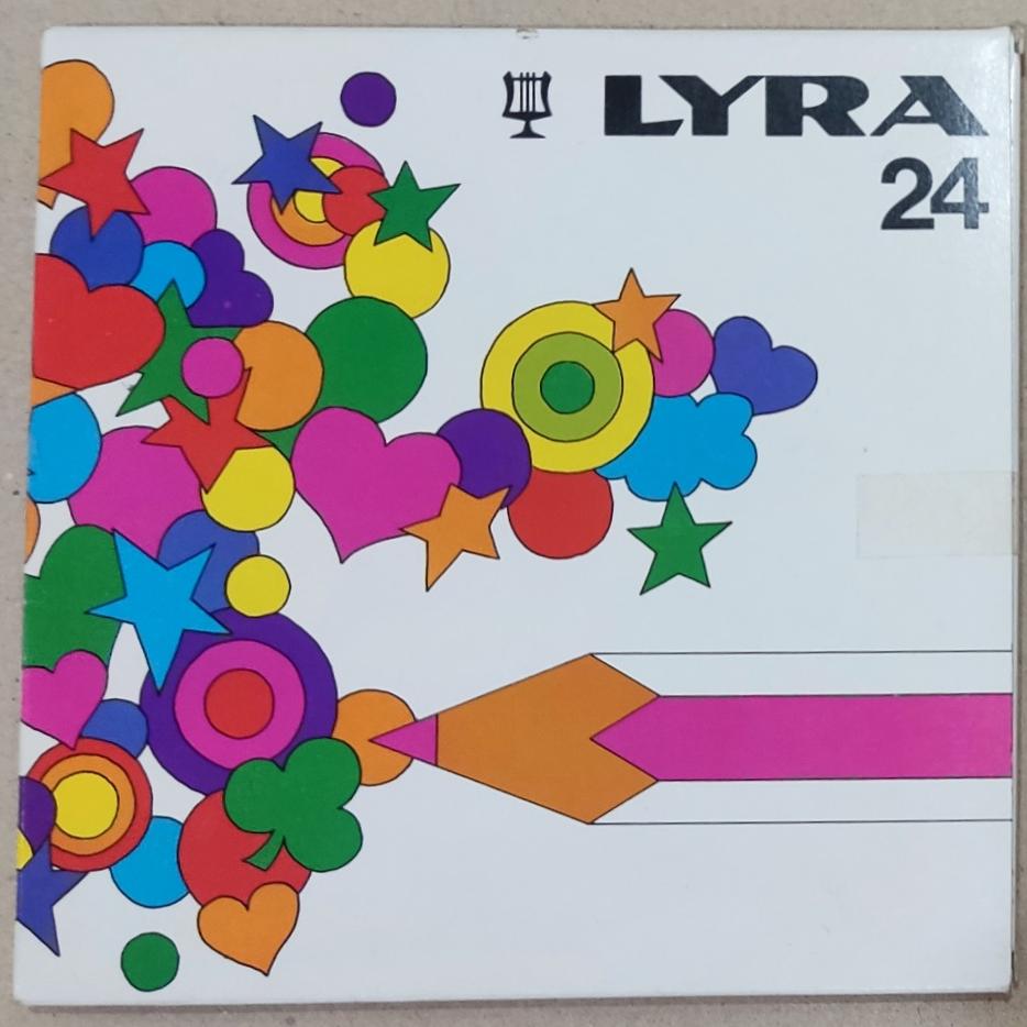 مداد رنگی 24 رنگ لیرا Lyra آلمانی اصل قدیمی