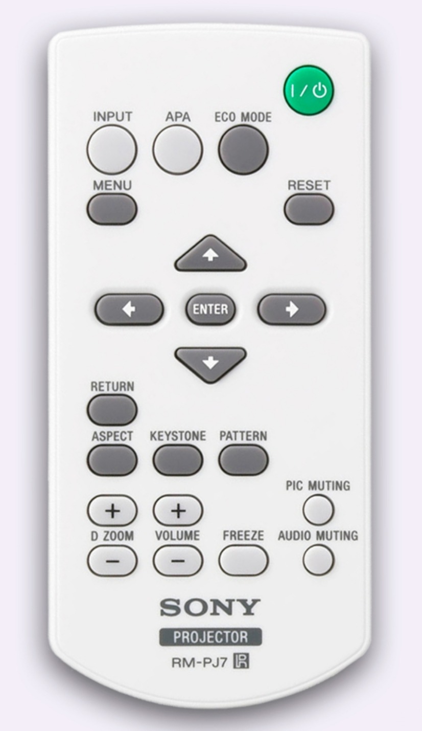 ریموت کنترل اصلی ویدئو پروژکتور سونی SONY