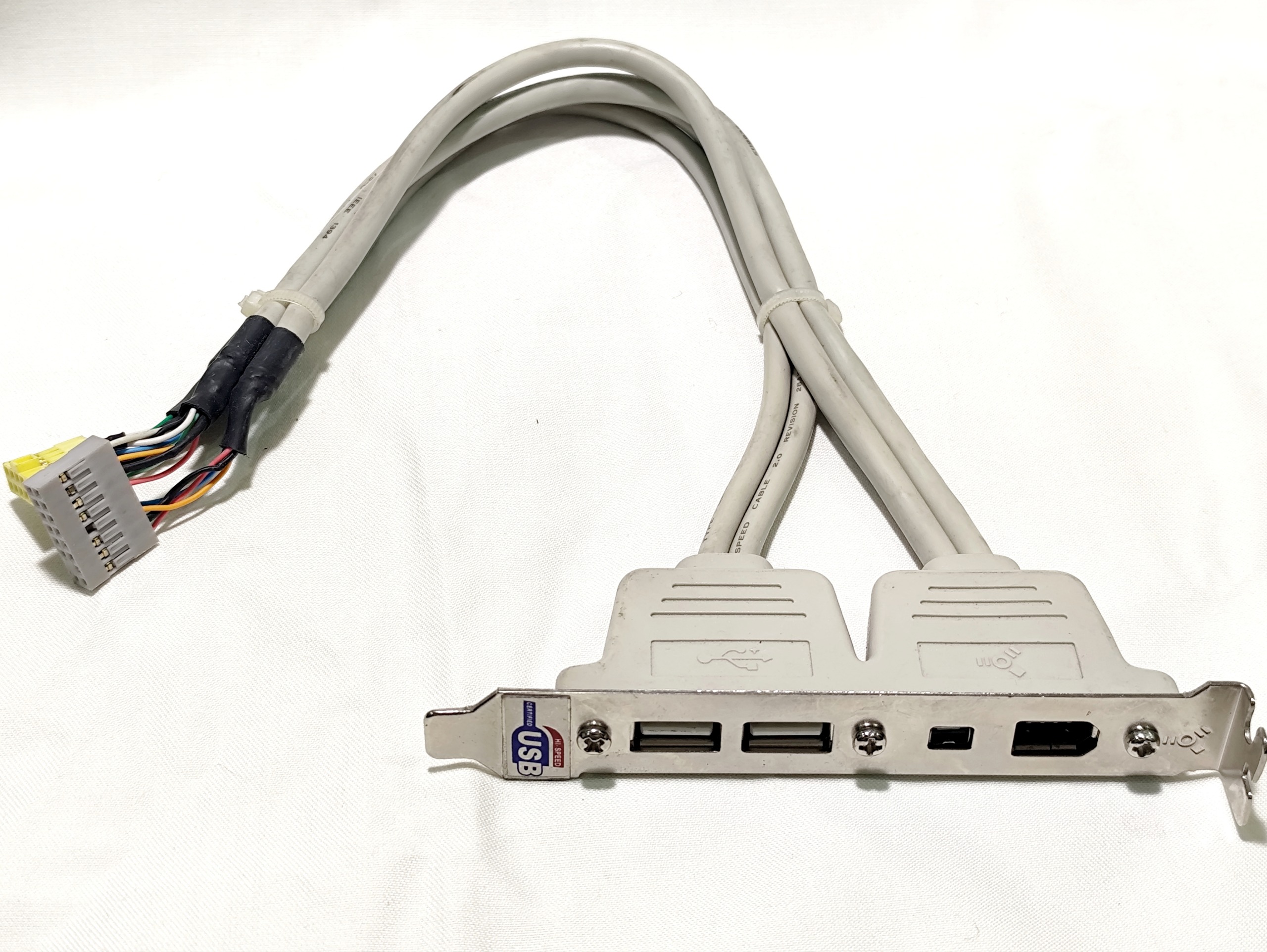 براکت پنل پشت کیس افزایش USB و Firewire