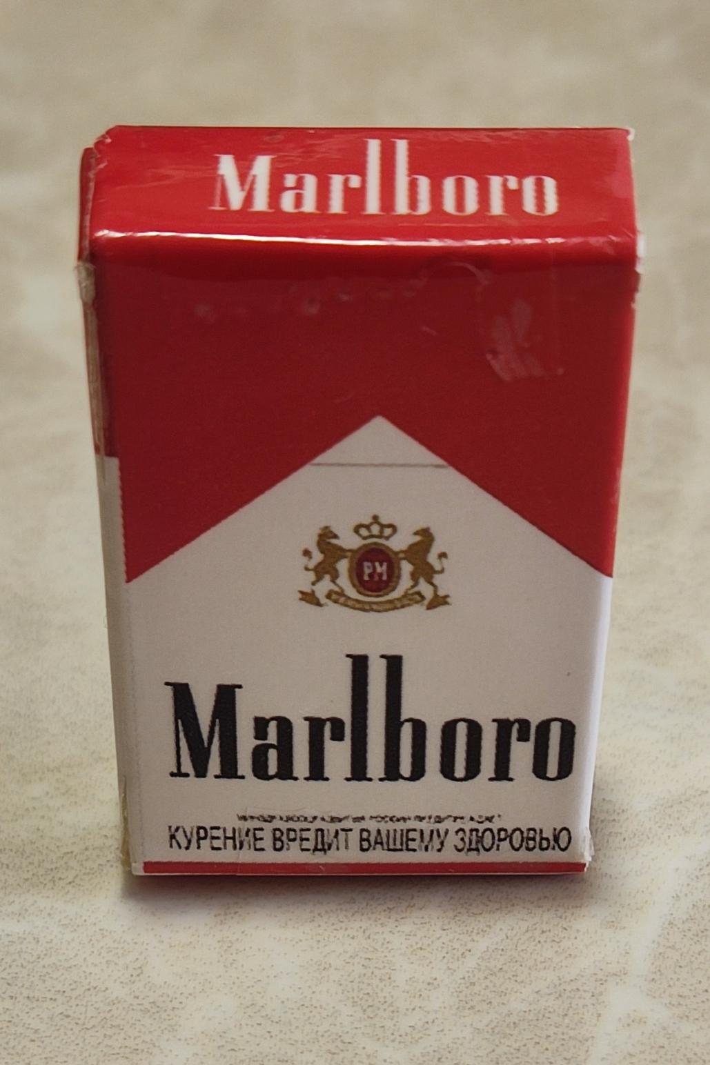 مگنت مینیاتوری طرح سیگار Marlboro - کد 116