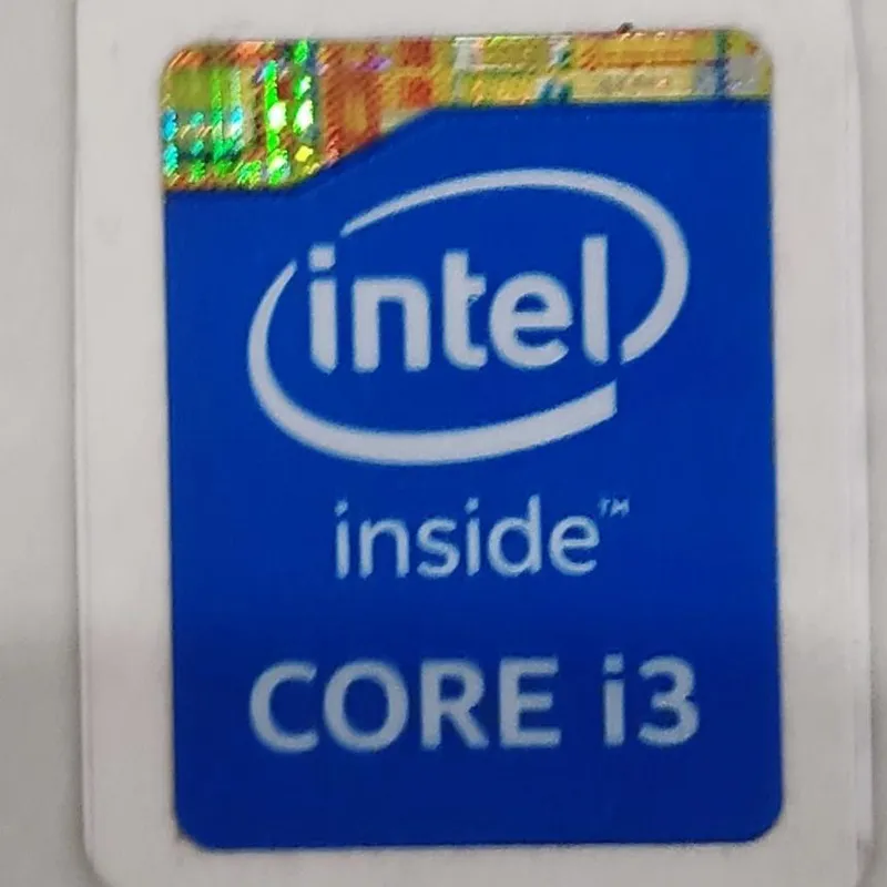 برچسب اصلی Intel core i3