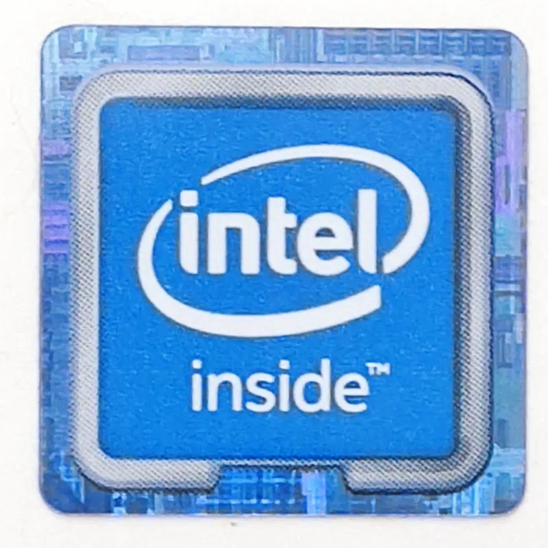 برچسب اصلی Intel inside