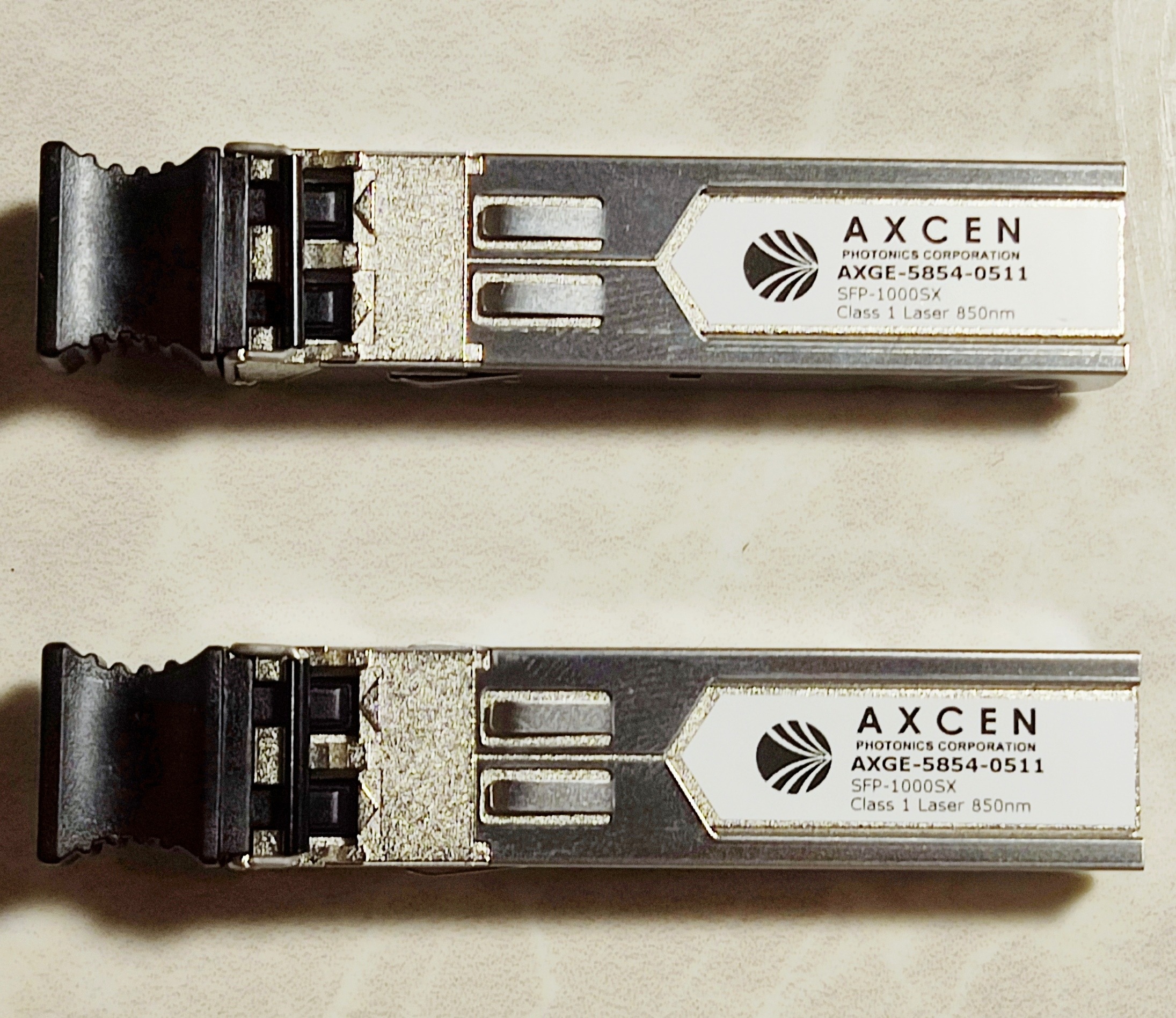 ماژول فیبر نوری Axcen (پک دو عددی) SFP-1000SX