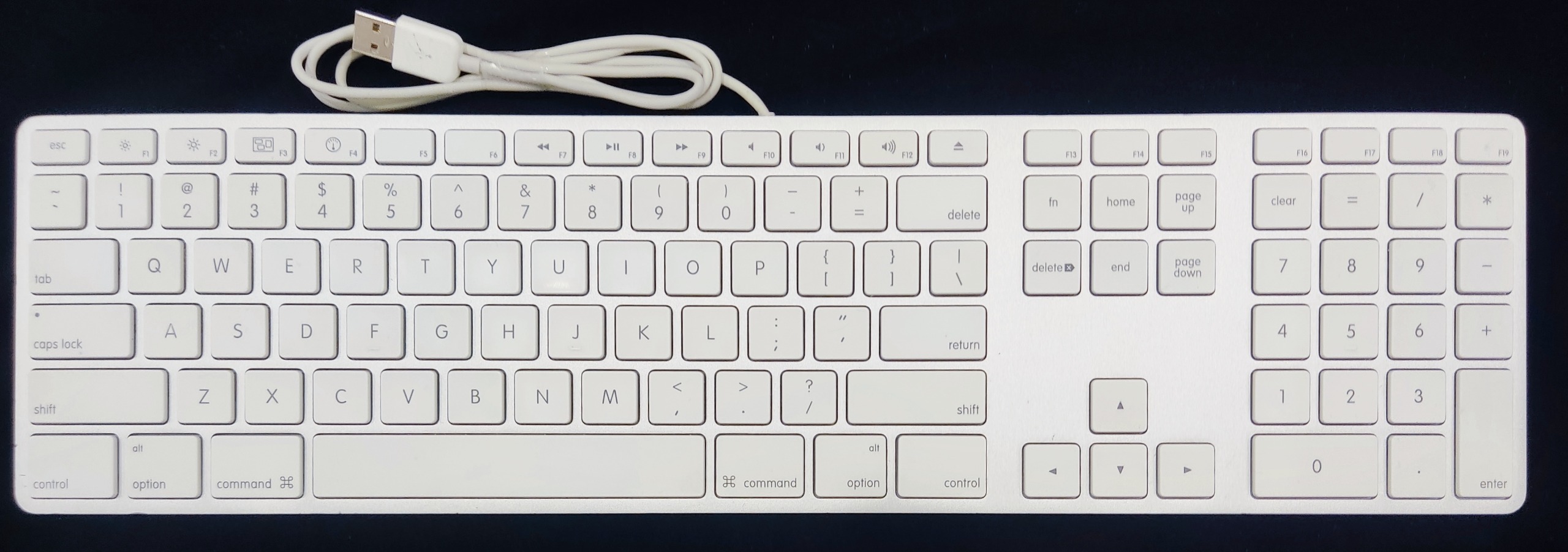 کیبورد اوریجینال اپل A1243 Apple کدK45