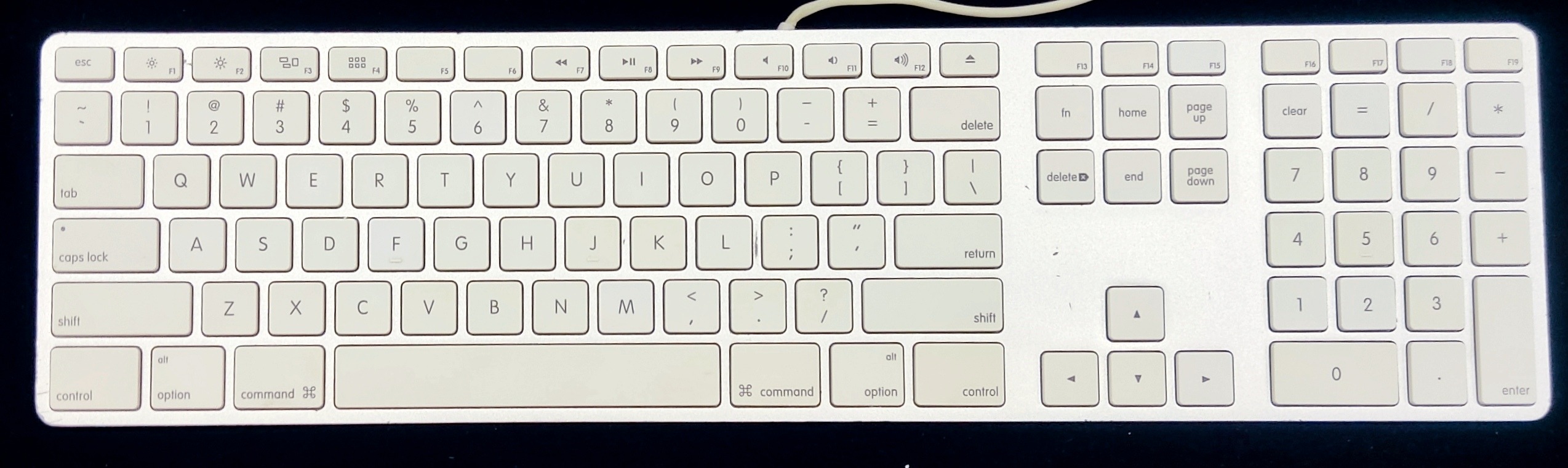 کیبورد اوریجینال اپل A1243 Apple کدK51