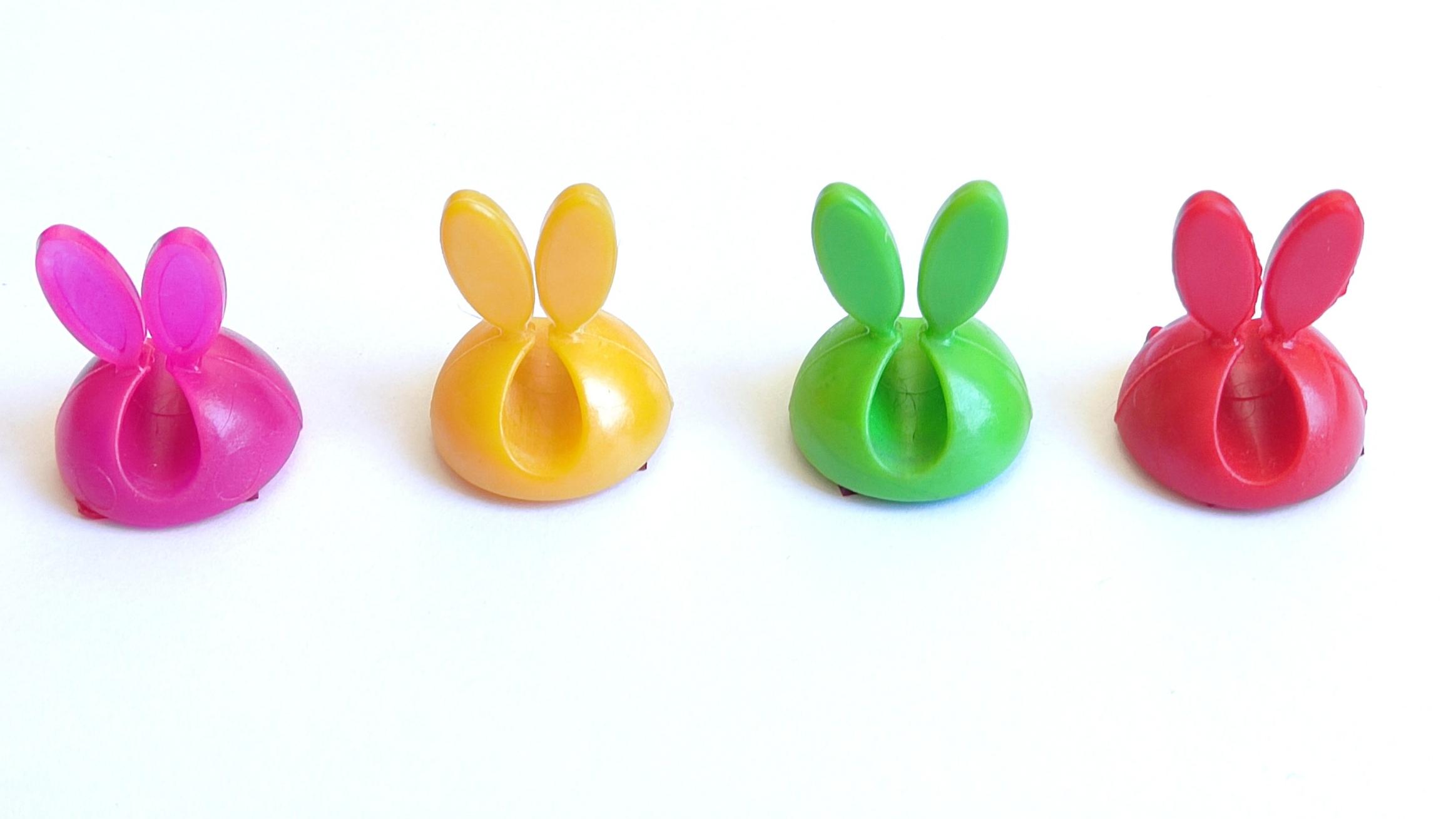 نگهدارنده و نظم دهنده سیم و کابل خرگوشی - زرد