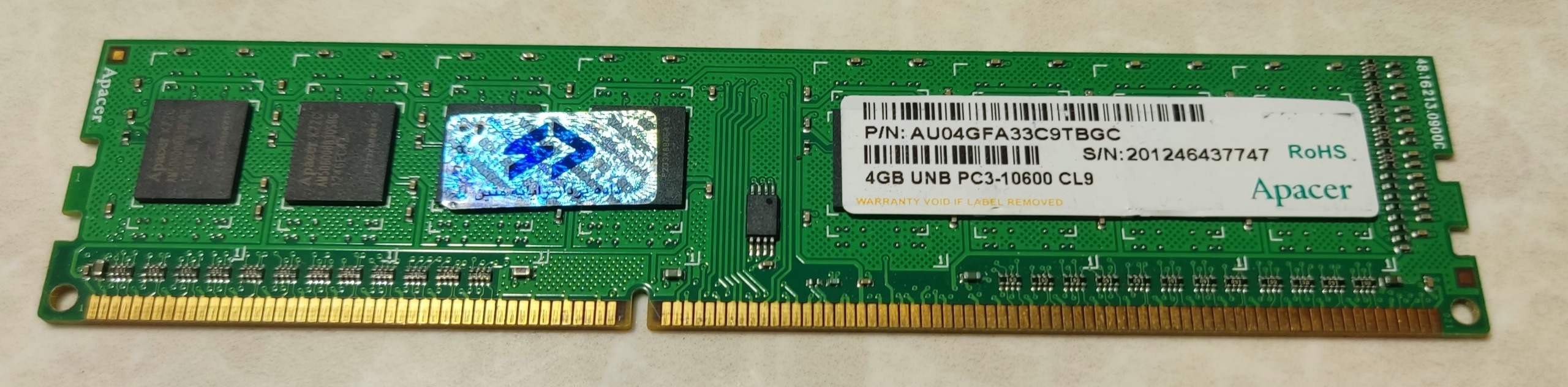 رم کامپیوتر Ram 4G DDR3 1333 Apacer