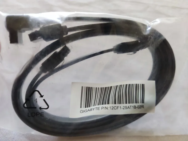 کابل دیتا sata3 اصلی گیگابایت بسته 2 عددی