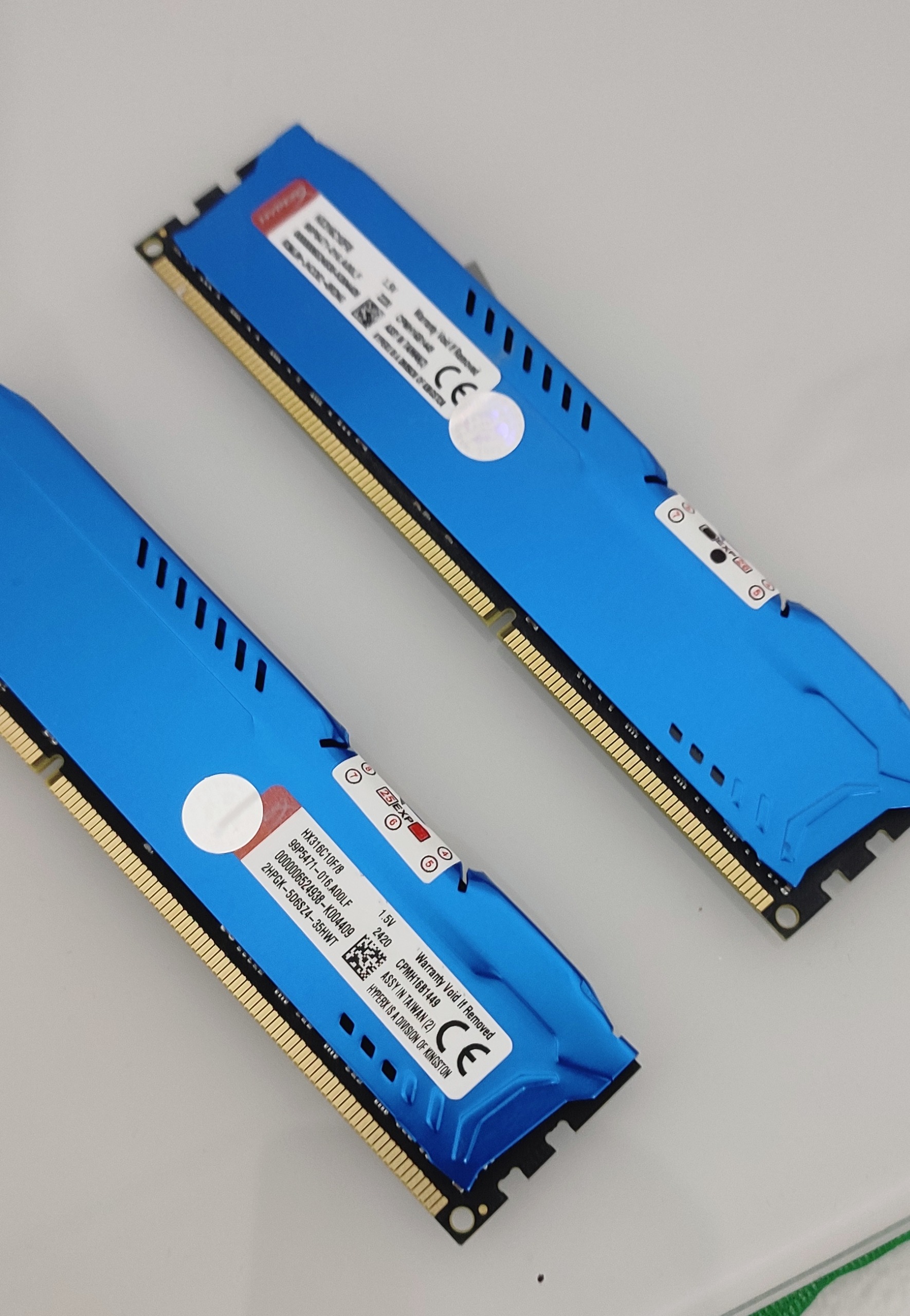 رم کامپیوتر هایپر ایکس DDR3 8g 1600  cl10