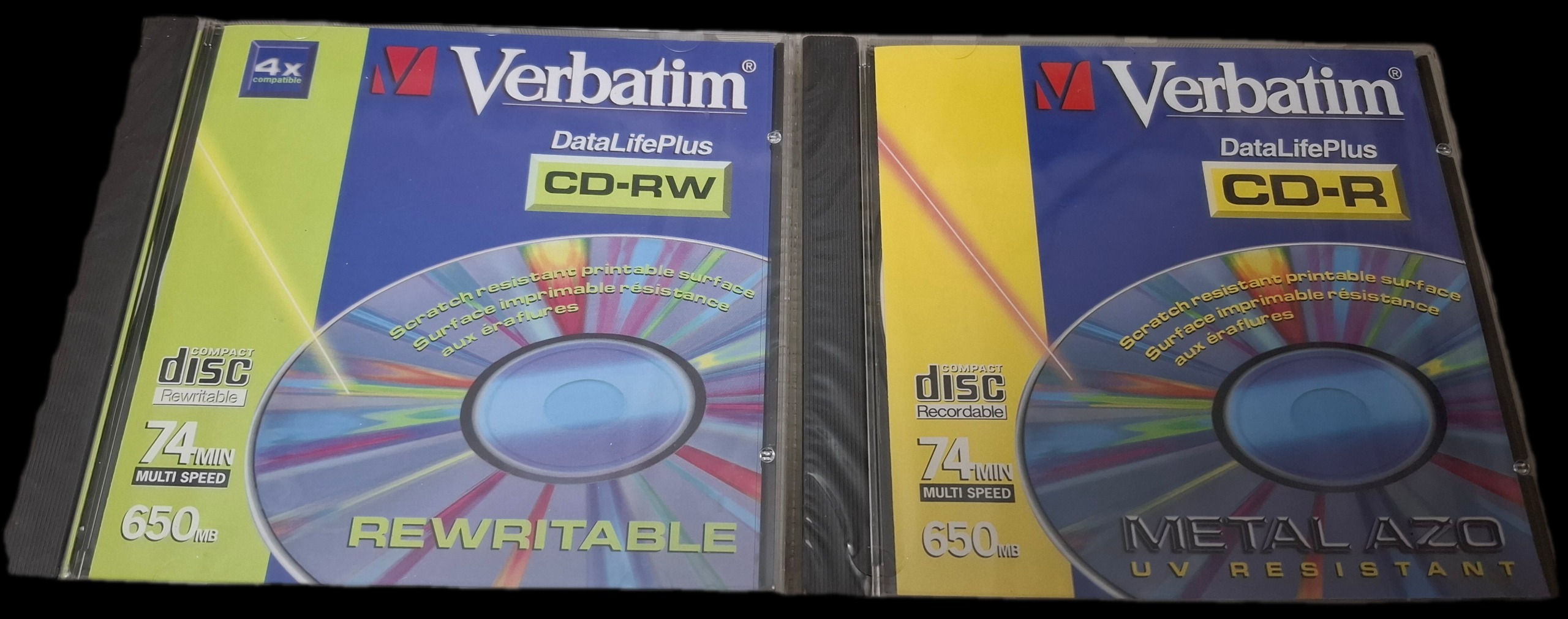 CD-ROwخام Verbatim باقاب اورجینال 2عدد