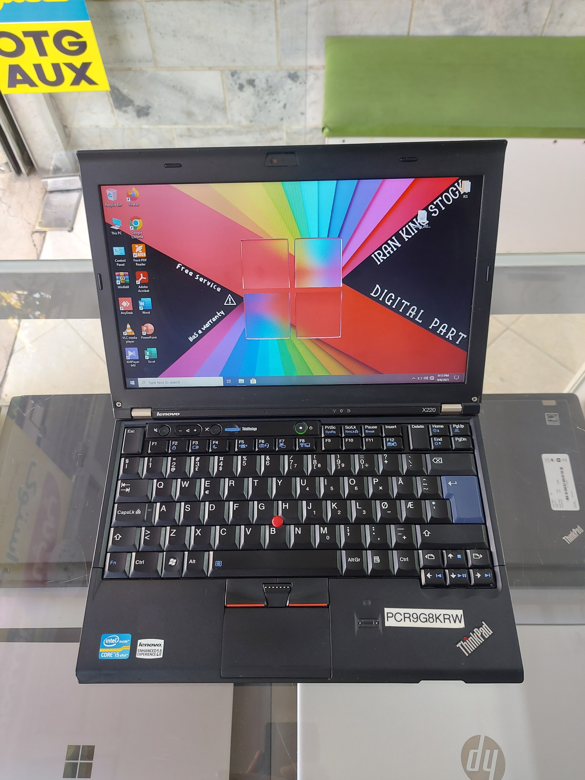 لپ تاپ لنوو Lenovo X220 i5 RAM8 HDD500 سبک وزن