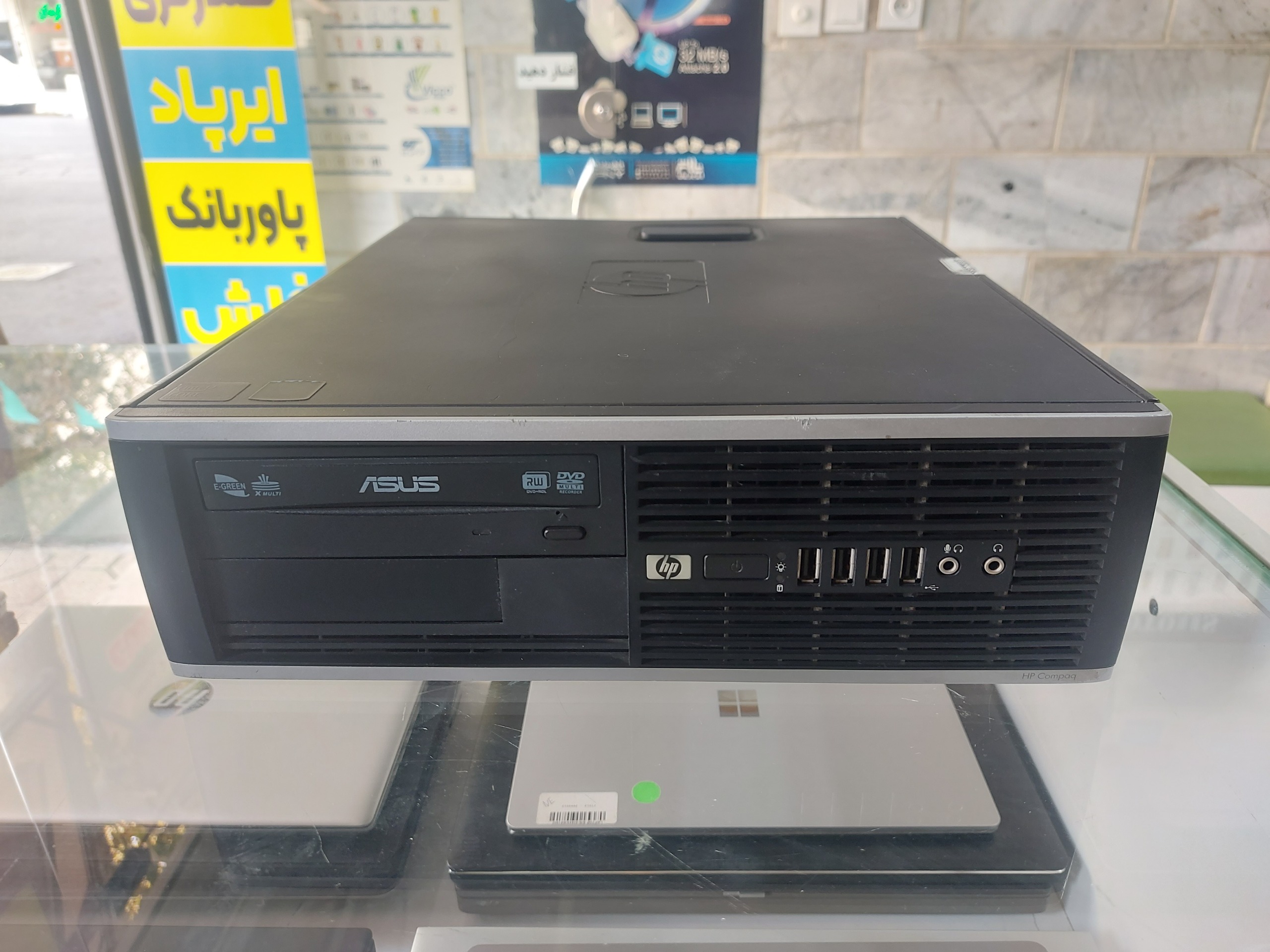 مینی کیس اچ پی HP8100 i3 RAM8 HDD500 گرافیک مجزا