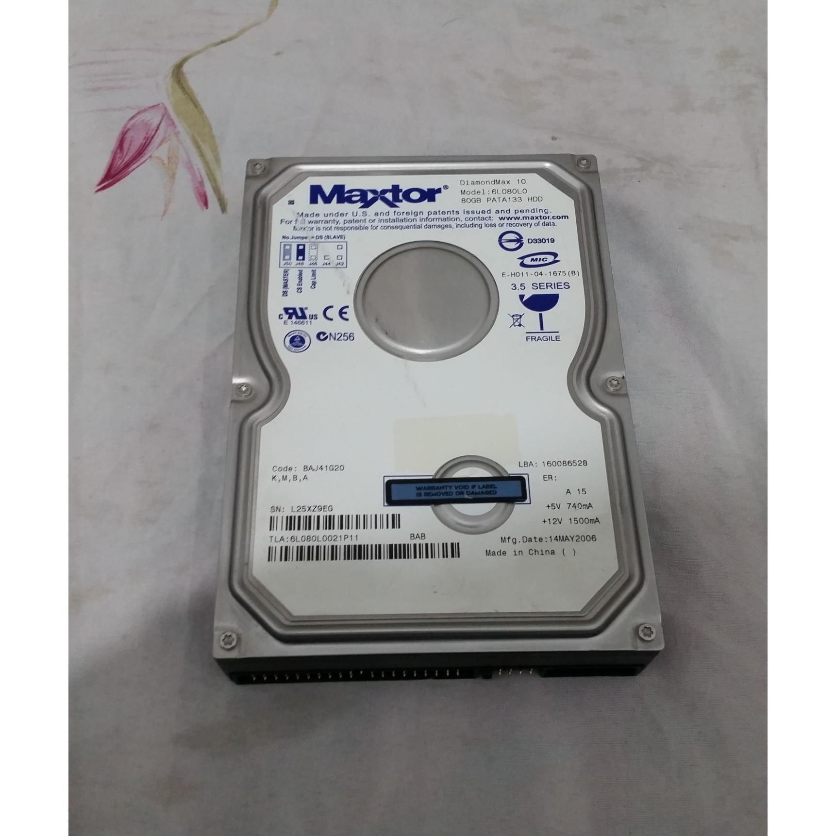 دو عدد هارد IDE مکستور