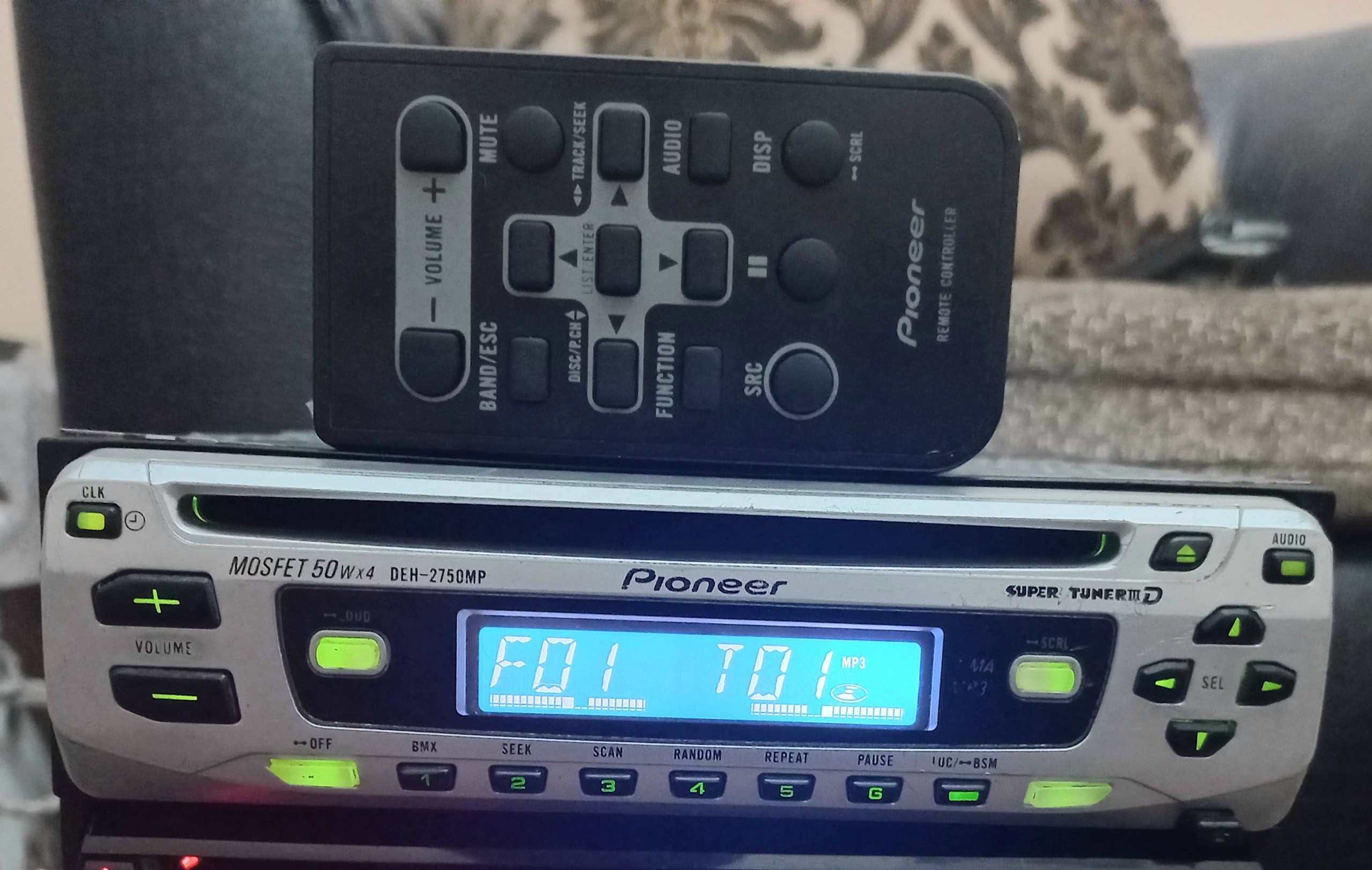 ضبط پایونیر2750mp bt بلوتوث شده