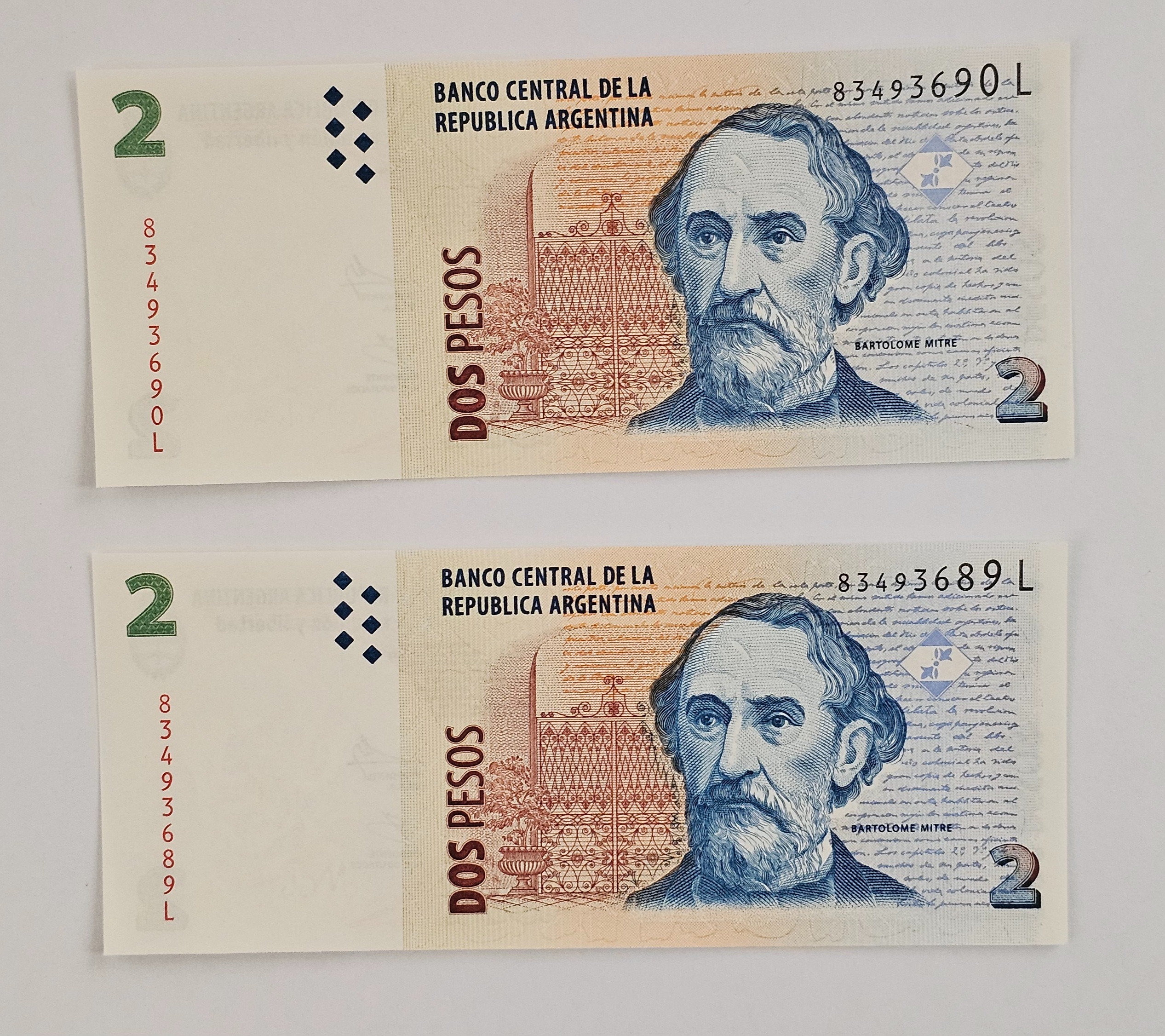 جفت 2 پزو آرژانتین