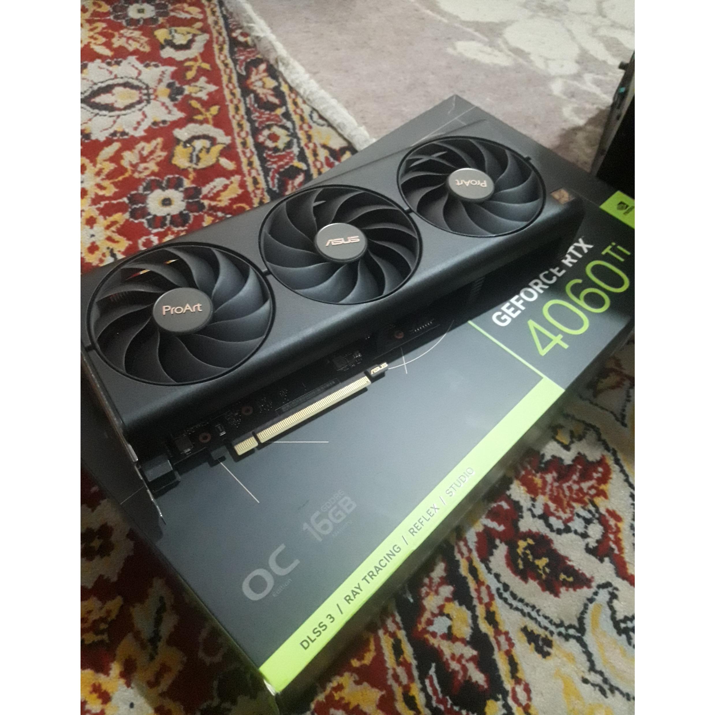 کارت گرافیک asus proart 4060ti 16gb