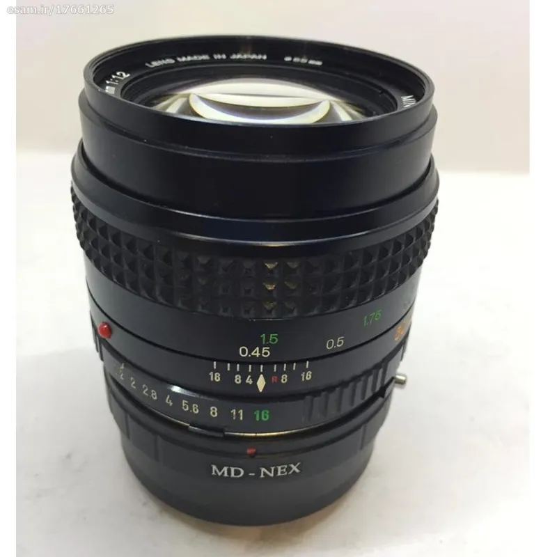 لنز مینولتا Minolta 50mm f1.2   تبدیل سونی NEX