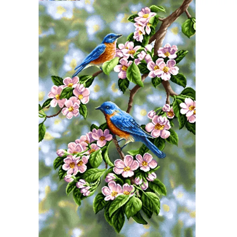 نخ و نقشه عددی تابلوفرش آغاز بهار