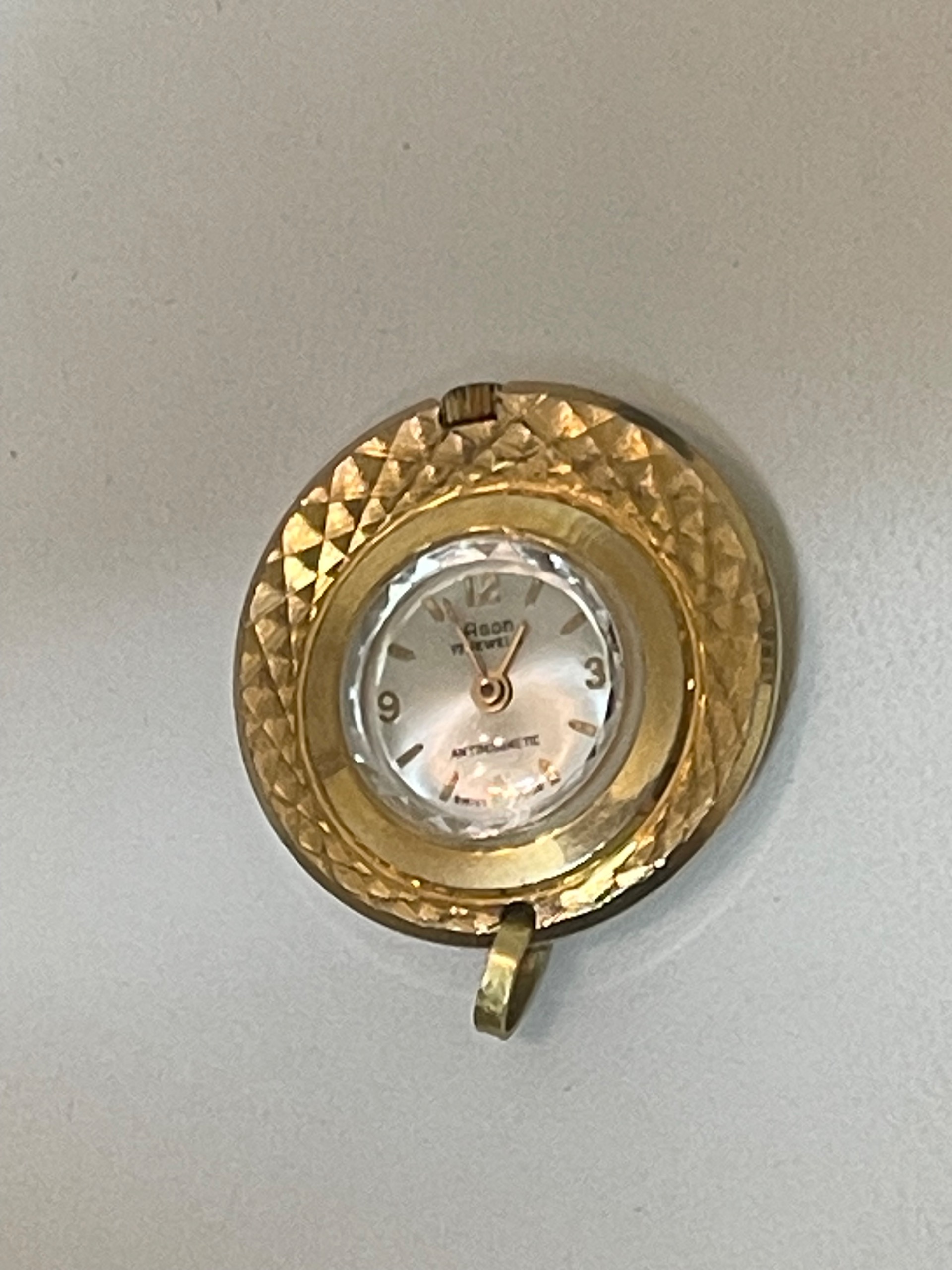 ساعت کوکی آویز گردنی وینتیج اروپایی بسیار نایاب