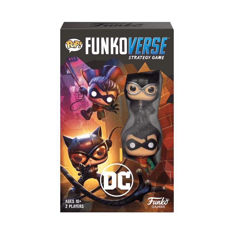 فیگور و بازی استراتژیک Funkoverse کتوومن و رابین
