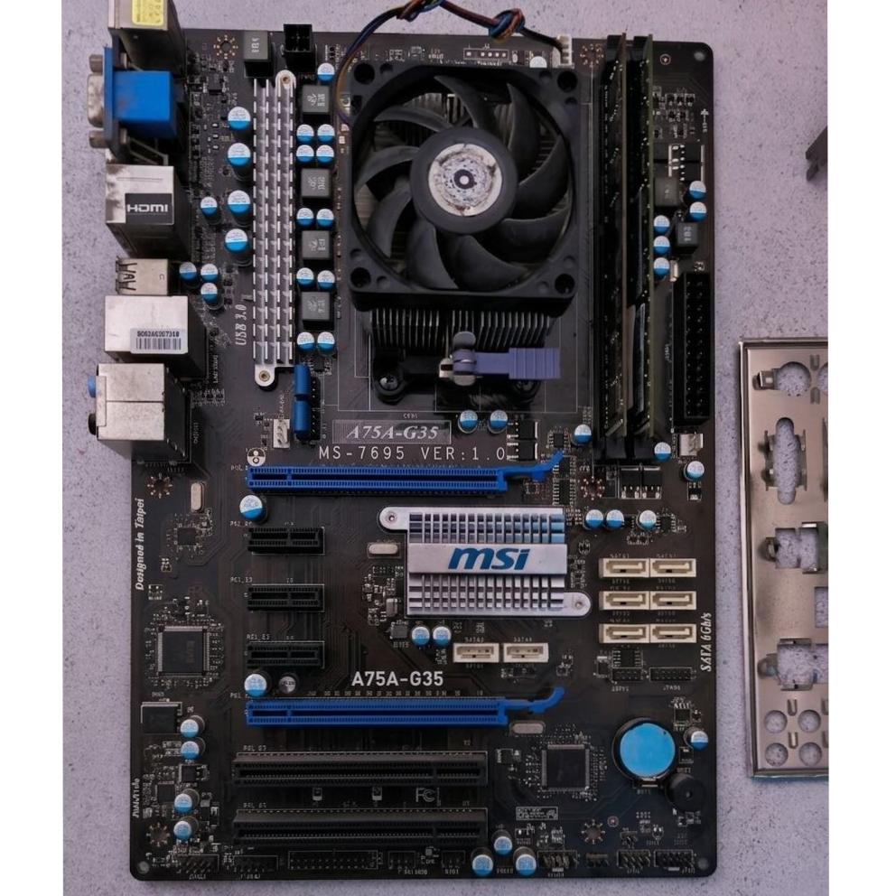 باندل AMD Msi a75a-g35 Amd X4