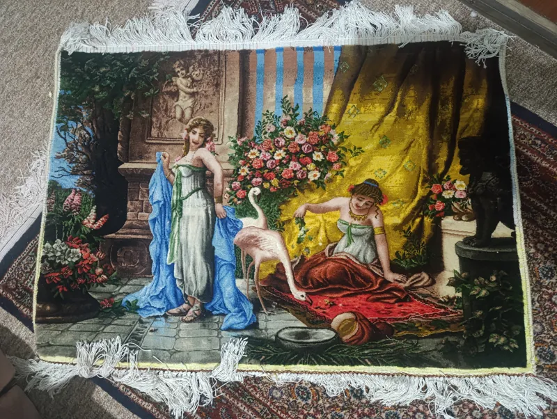 تابلو فرش فلامینگو باز