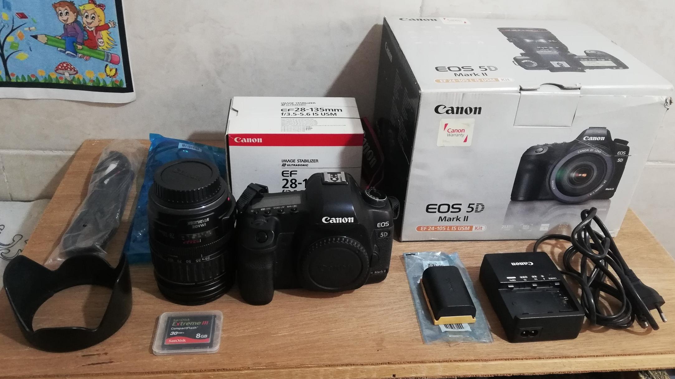 Canon 5D II body 28-135mm