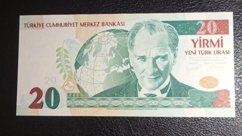 ترکیه 20 لیره 2005