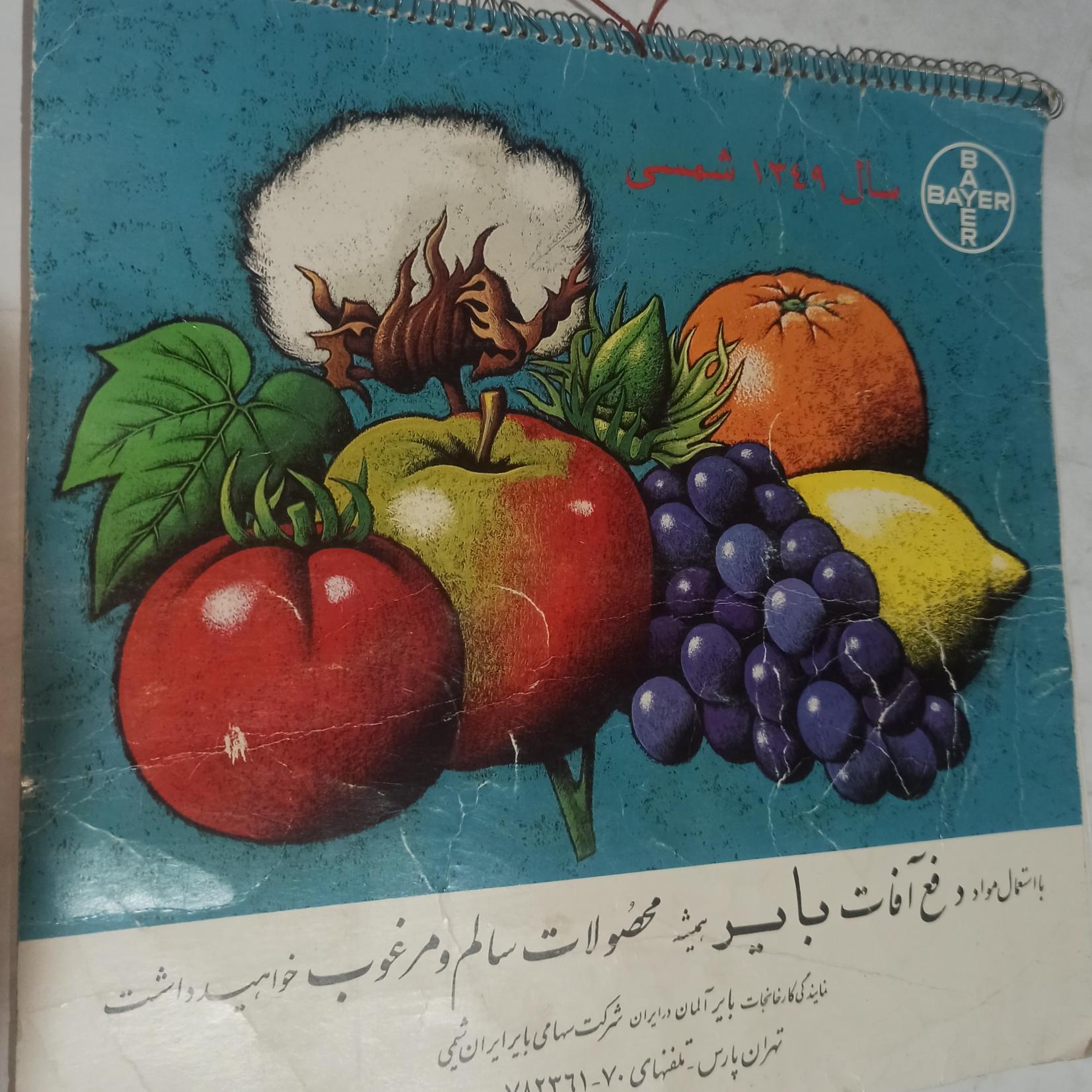 تقویم دیواری نایاب