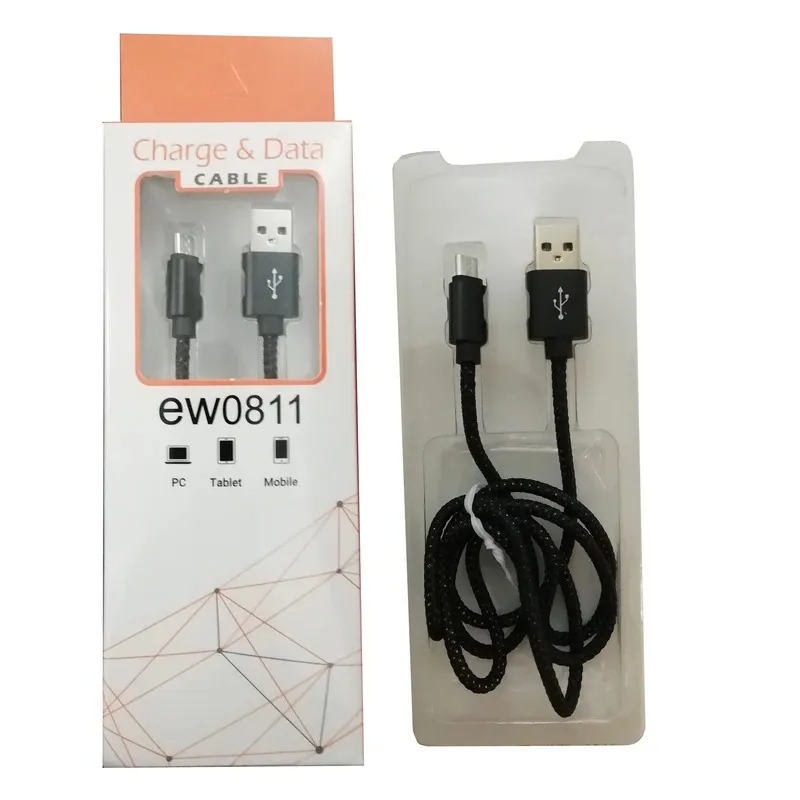 کابل تبدیل USB به microUSB مدل EW0811 طول 1 متر