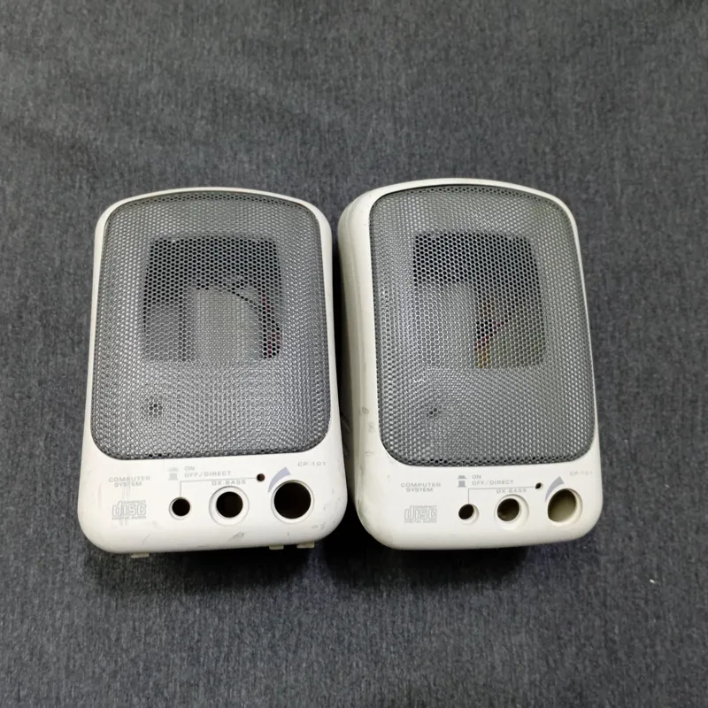 دو عدد جعبه خالی باند بلندگو کوچک قدیمی