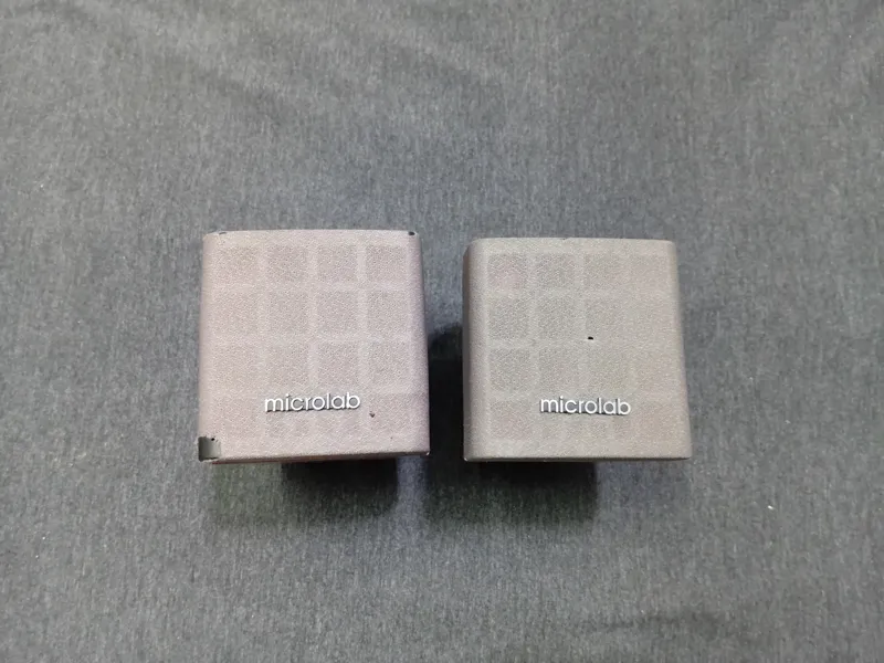 دو عدد جعبه خالی باند قدیمی اسپیکر میکرو لب