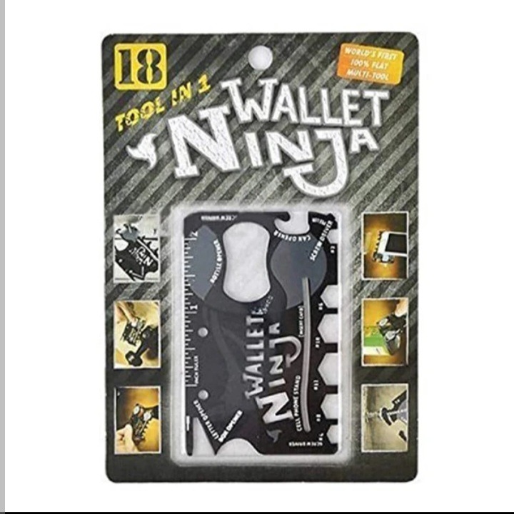 آچار 18 کاره ابزار کارتی به اندازه یه عابر بانک