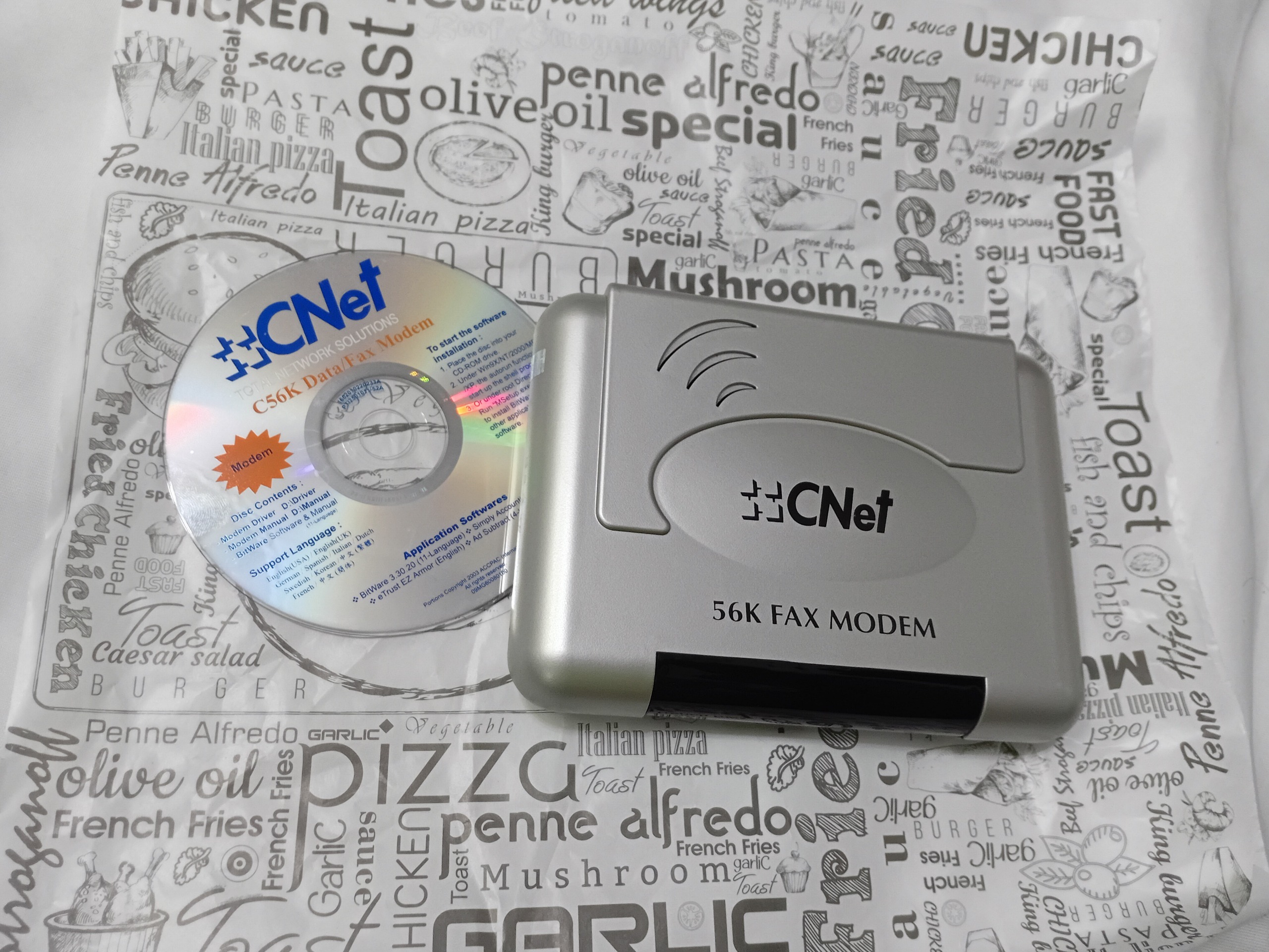 فکس مودم دیال آپ CNet کلکسیونی آنتیک