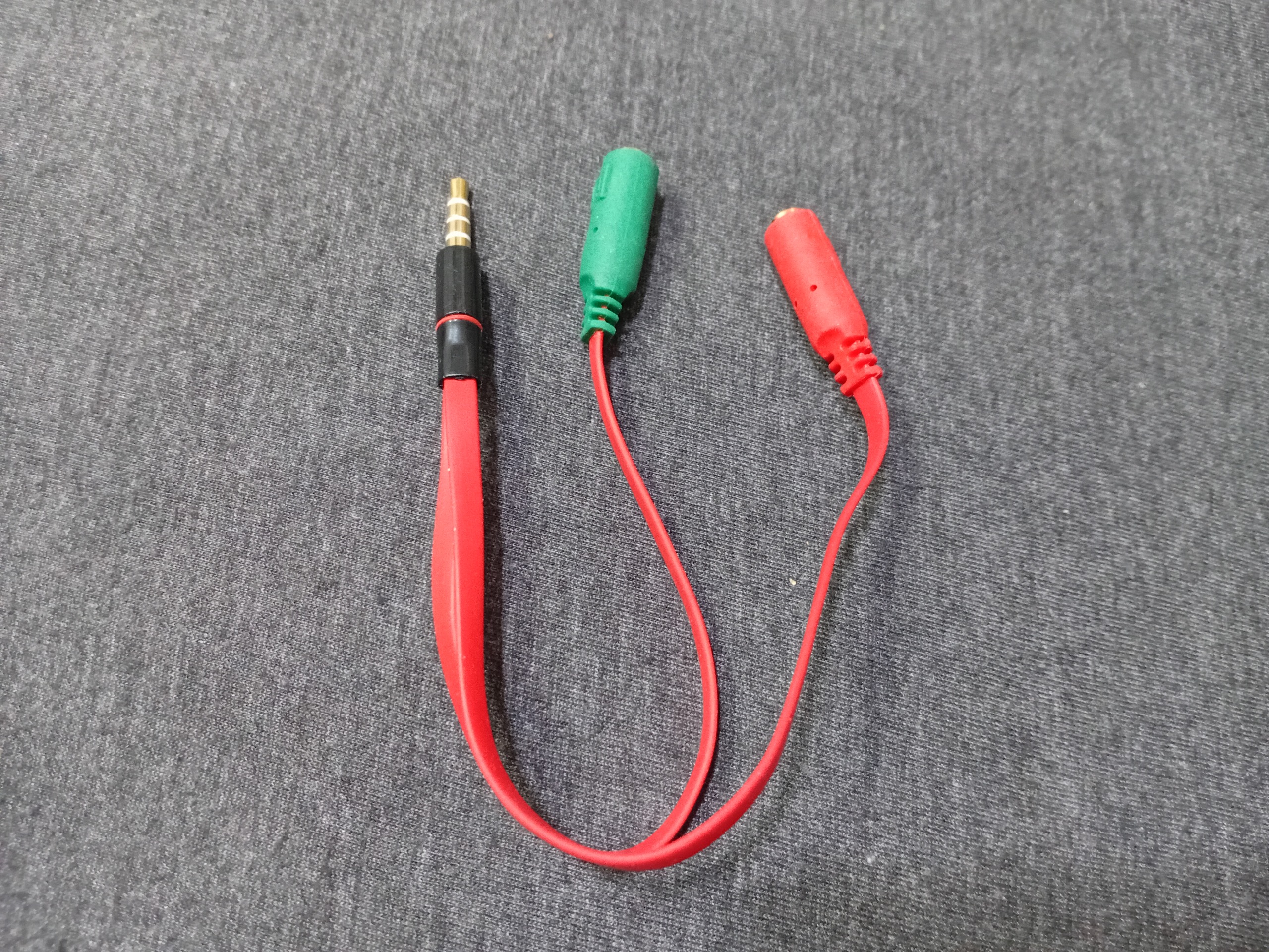 تبدیل 1ب2 AUX تفکیک کننده صدا و میکروفون گوشی