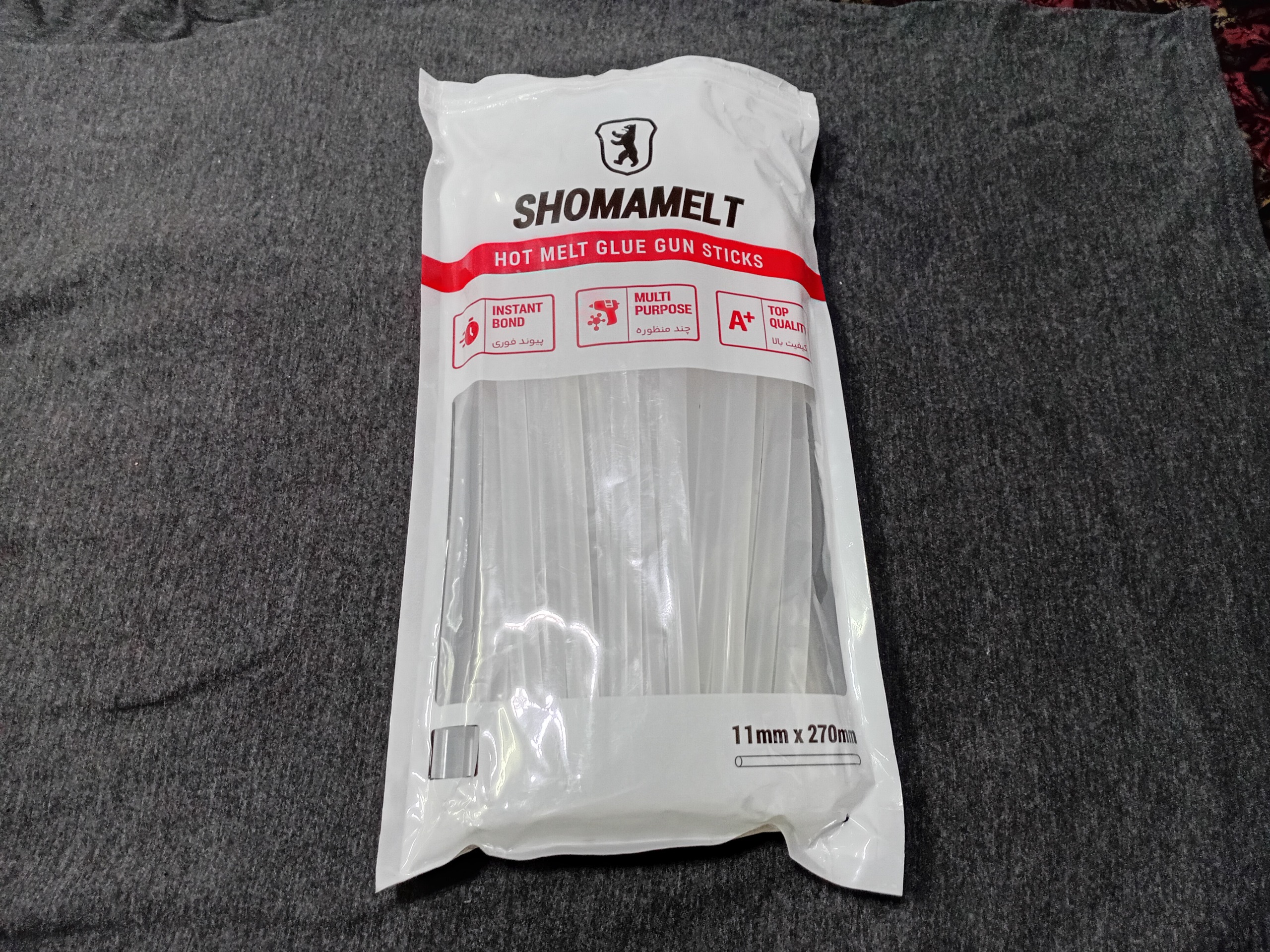 چسب تفنگی حرارتی صنعتی خانگی 35 عدد سایز 11