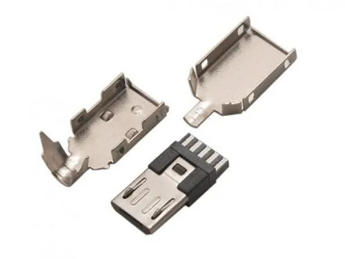 کانکتور نری MICRO USB با کیس (بسته دو عددی)