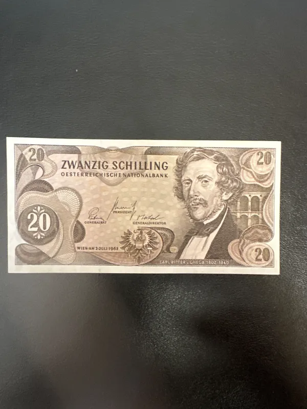 اسکناس 20 شیلینگ اتریش