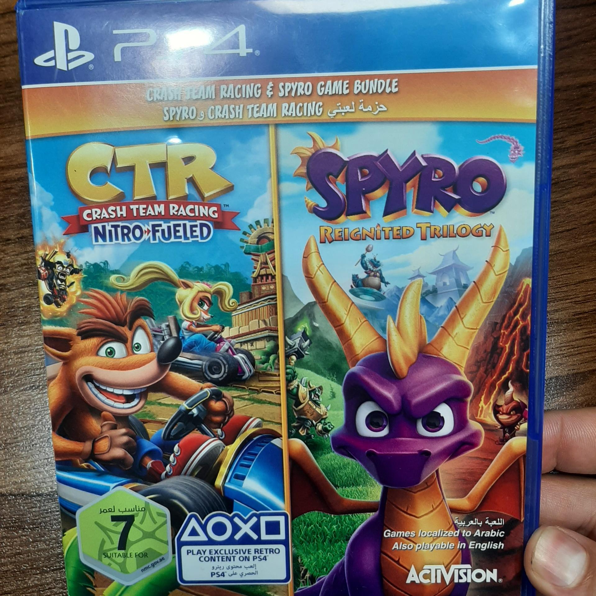 Crash/spyro ps4 کالکشن در حد نو