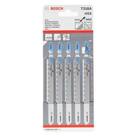 تیغ اره عمودبر فلز بوش اصلی مدل T 318 A