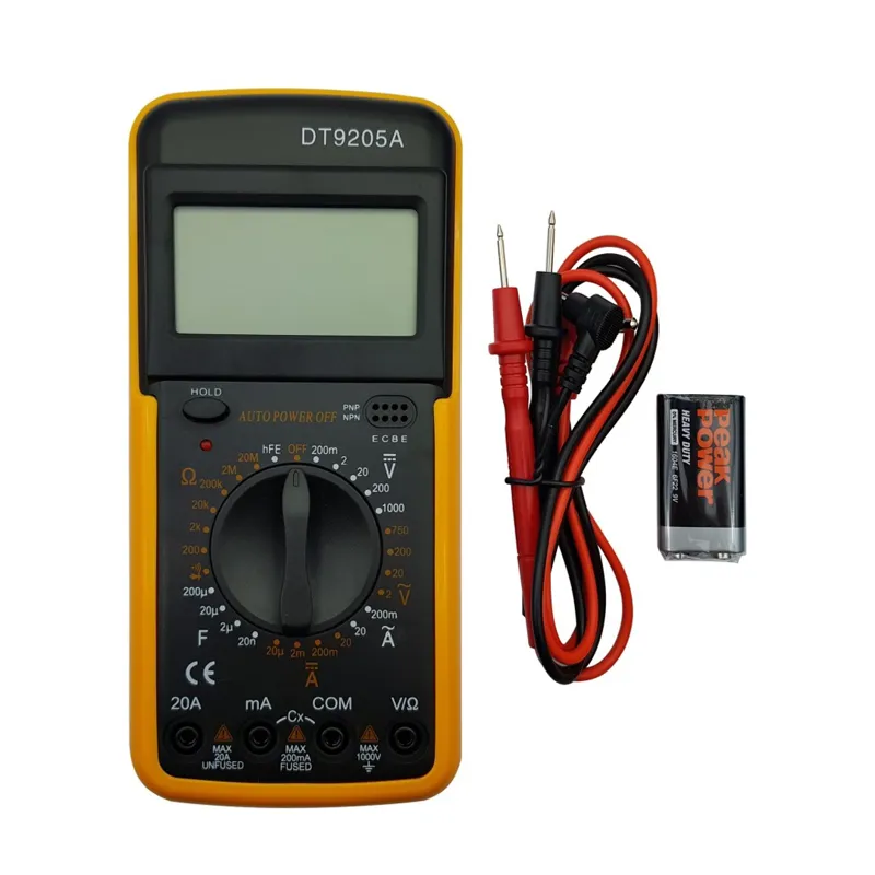 مولتی متر دیجیتالی DT9205A