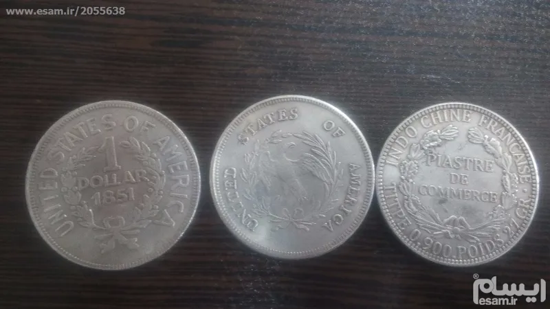 کلکسیون کامل از سکه های یک دلاری آمریکا